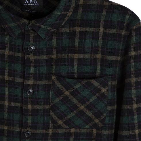 A.P.C. Trek Shirt Vert COEZX-H02396 Degli Uberti